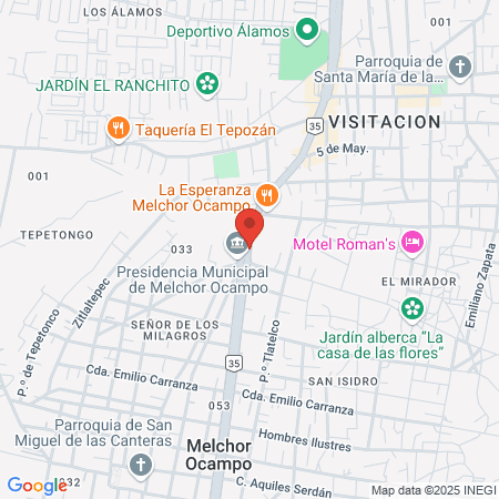 BARBERIA CARAJOS map