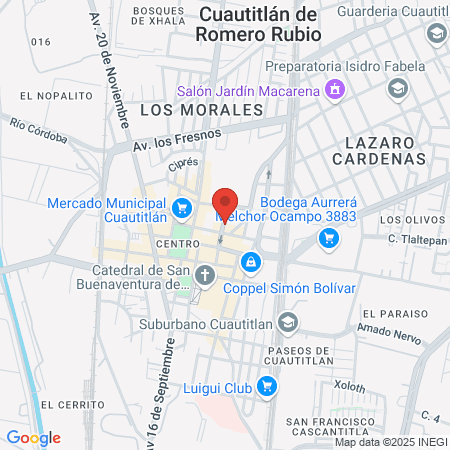 Los Cano's Barber map