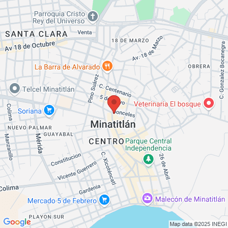 Centro Médico Minatitlán map