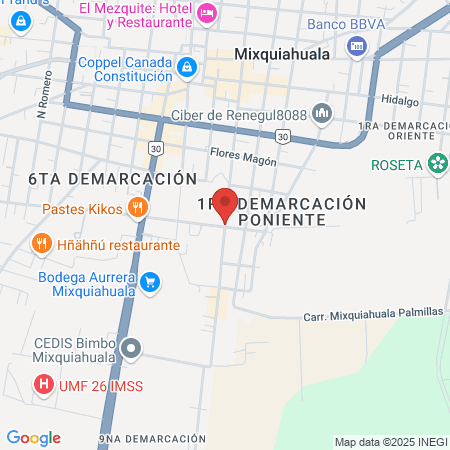 Barbería RedPro map