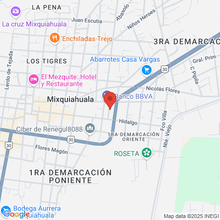 Médico Internista Dr. Daniel Pérez Chávez map