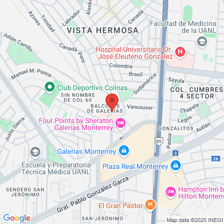 Doctors Hospital Auna map