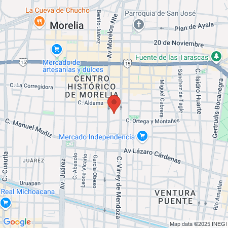 Shadday Barbería map