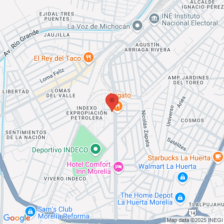 Clinica La Candelaria map