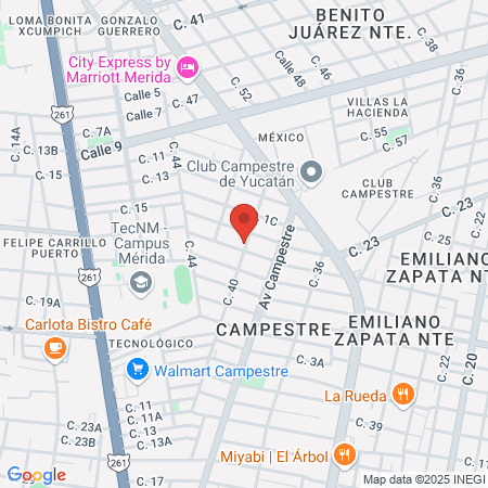 Clínica Médica Madero Hospital map