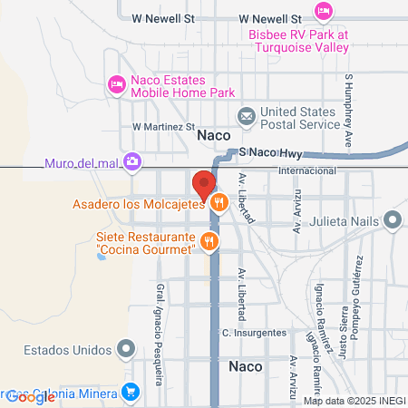 Barberia Daniel Vargas map