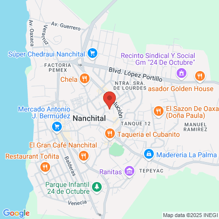 Ramírez Carreño Raúl map