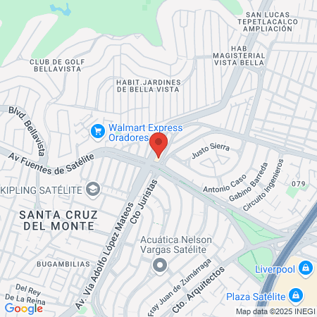 Hospital Azura Satélite map