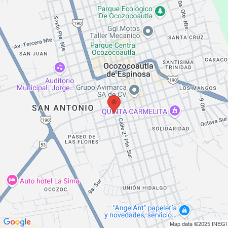Consultorio dental La Piedad map
