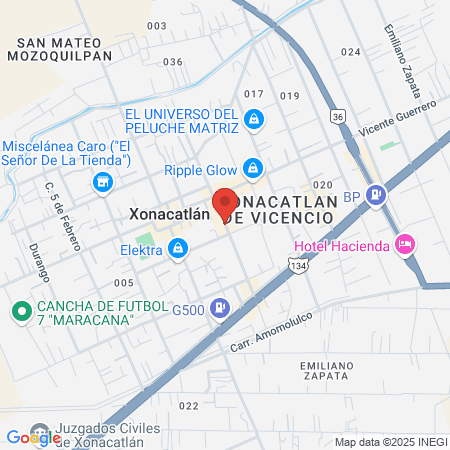 Dr. Lizandro Becerril map