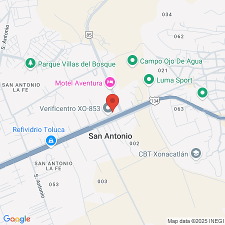 Proteccion Civil Xonacatlán map