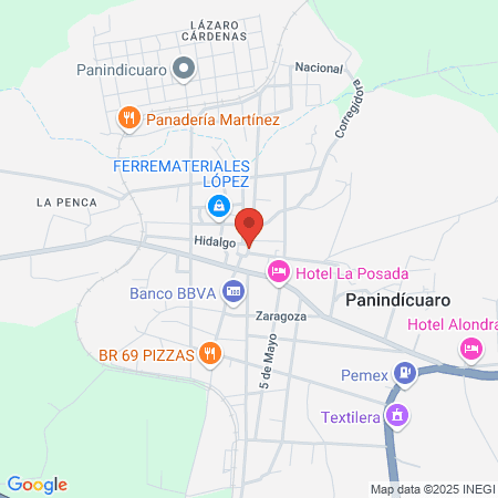 Yanely Gutiérrez salón map