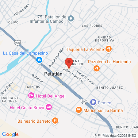 Balneario El Palmar map