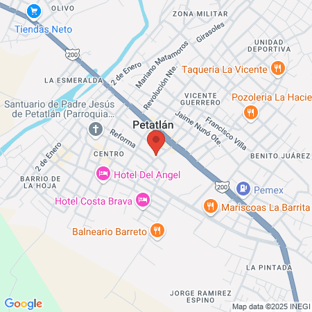 Servicios Estatales de Salud map