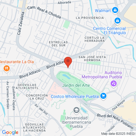 Hospital Guadalupe, Puebla, Puebla map