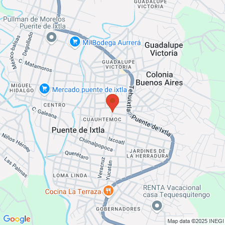 Doctor Oscar Carrillo Bautista map
