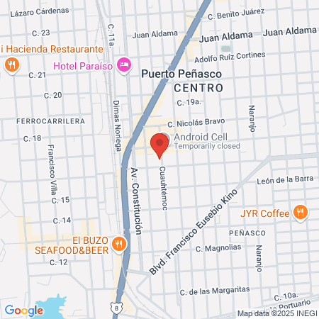 Gym GUMA Guerreros Aztecas map