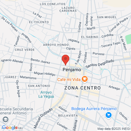 Hospital Comunitario Penjamo map