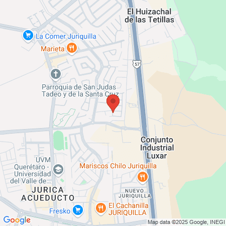 Reduce Nutrición Wellness & Spa Juriquilla map