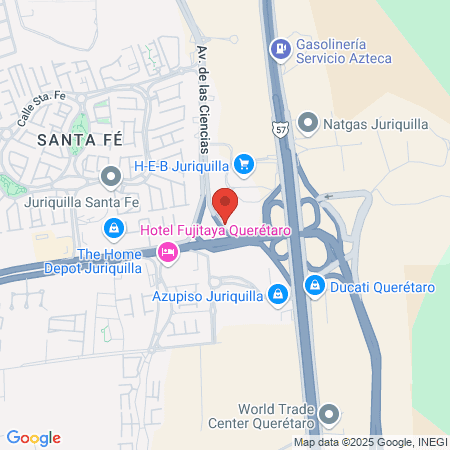 Fisioterapia en juriquilla map