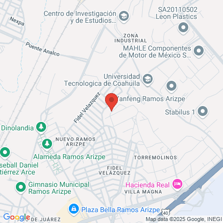 Roundcero Suc Ramos Arizpe map