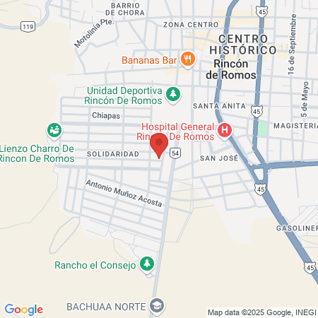 Atletas Libres Rincón Centro map