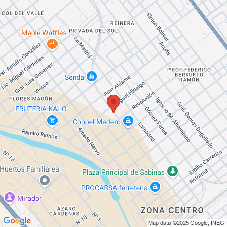 Los Angeles Especialidades map