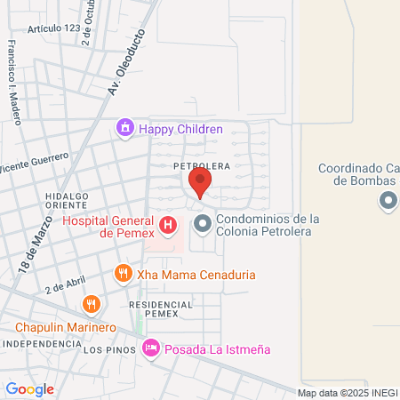 Gallegos Lupis Nails map