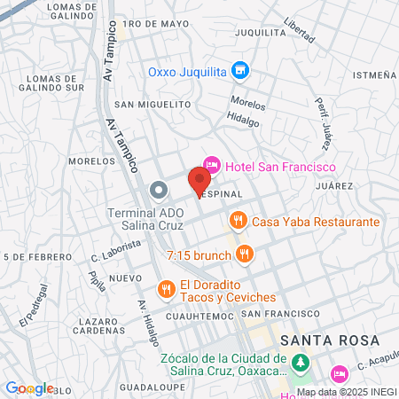 Optica Santo Niño map