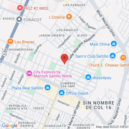 Mayra Cervantes Estilista map