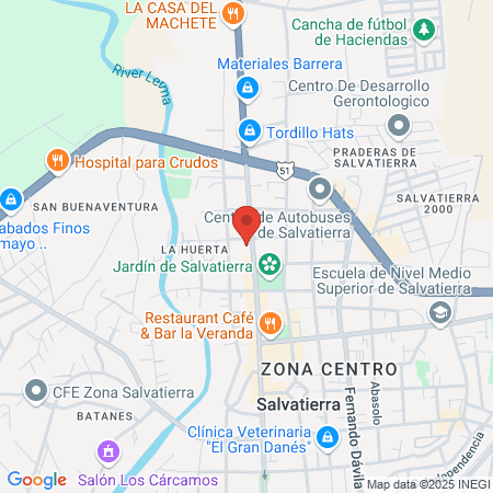 Vanity Beauty Salon map