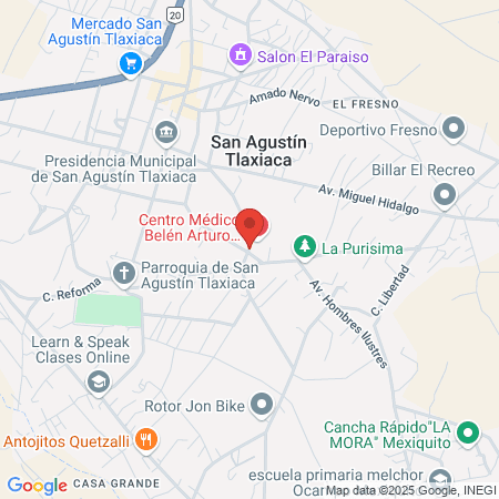 Fundación Arther Salud map