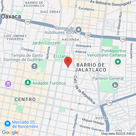 Fisioterapeutas Oaxaca map