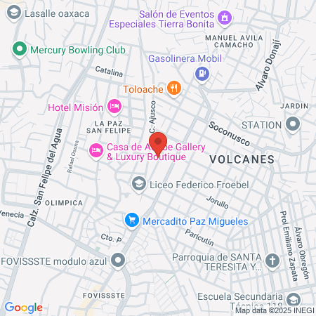 Sintia Pestañas map