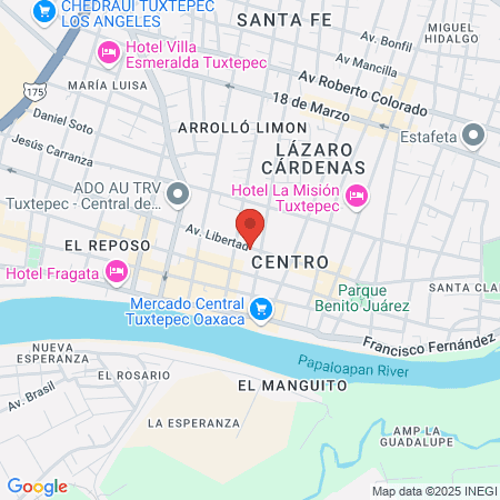 Garrison barbería map