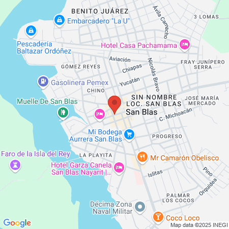 Barbería y estética Nay Alvarez map