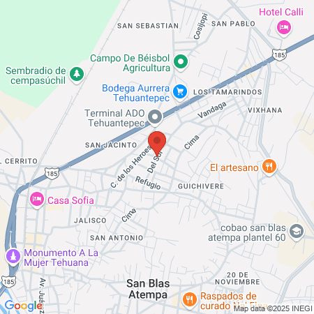 El Mandarin Ortopedia. map