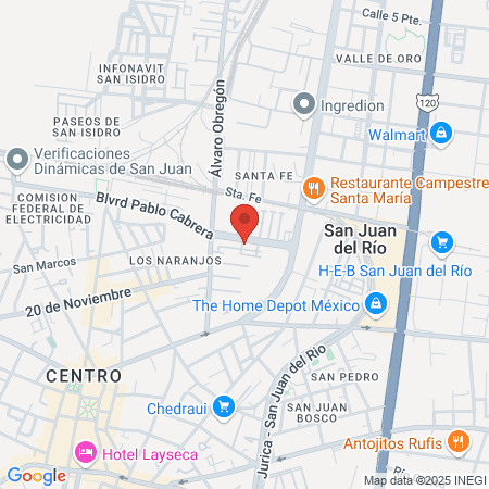 Octavio Diamante map