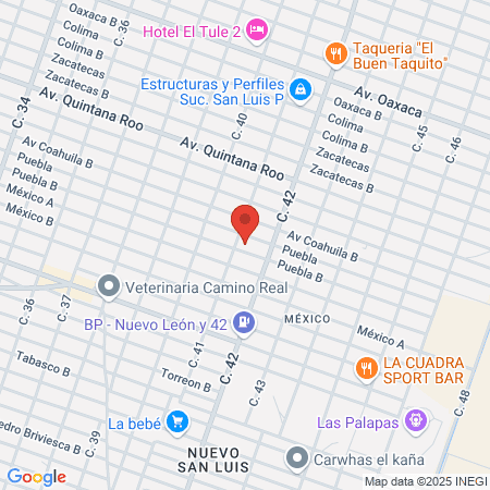 Lupita Jiménez Nails map