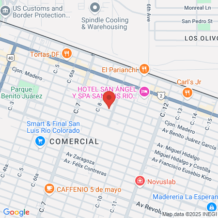 Alora Studio y Pilates map