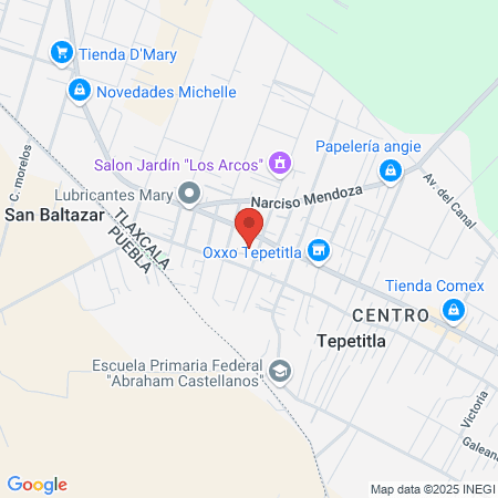 Texmelucan Top Team map