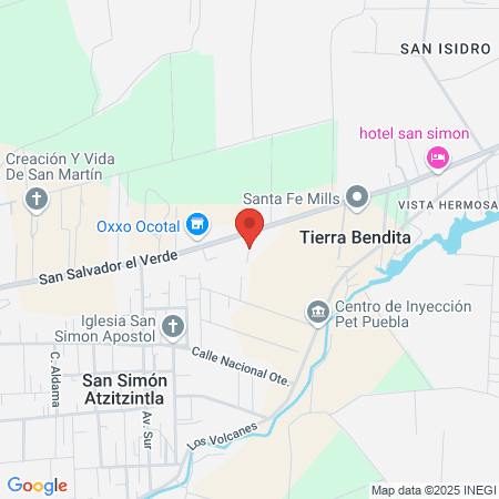 Fisioterapeuta Jessica Berenice map