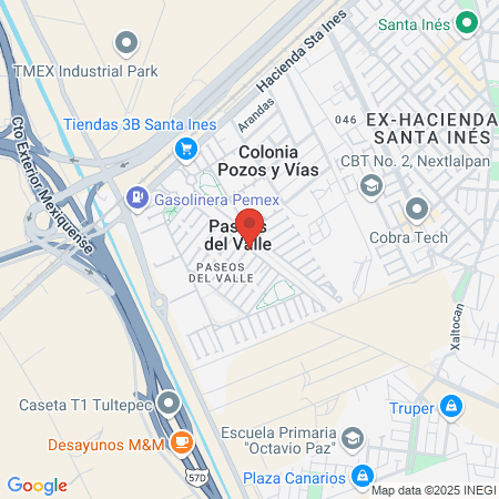 Temazcal Itzcuauhtli map