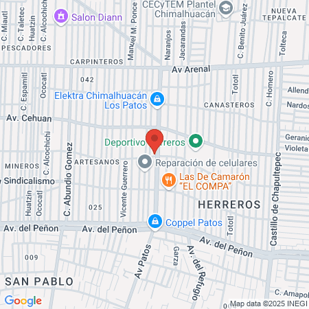 Dental Ederna Los patos map