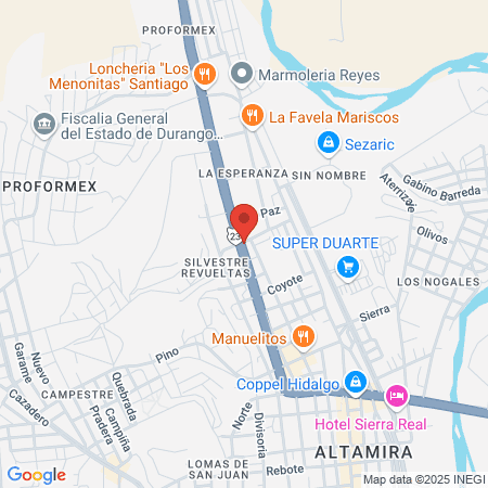 Cruz Roja Mexicana map