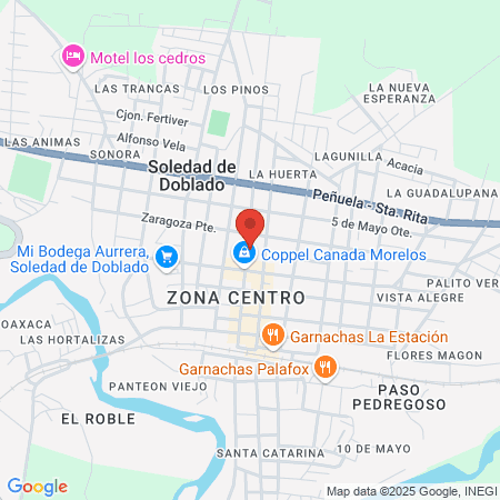 Dra. Mercedes Domínguez Cruz map