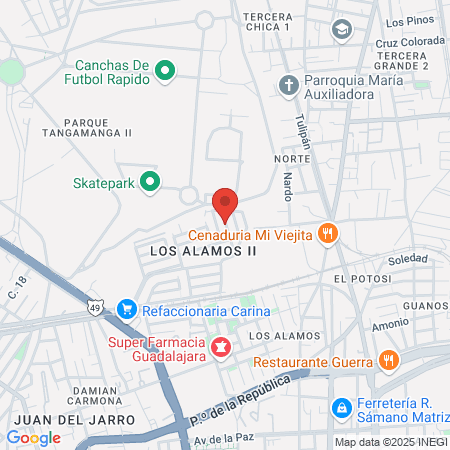 Hospital San Antonio map