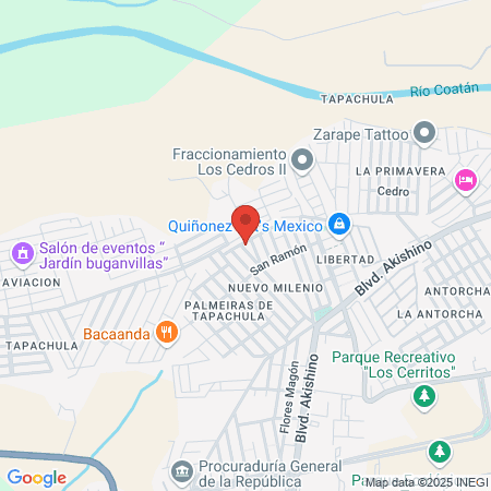 Sanatorio Soconusco map