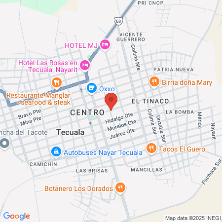 Dr Coronel dentista map