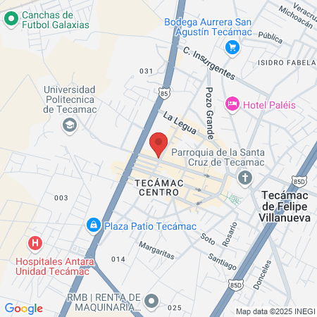 BULLDOZER GYM TECAMAC. map